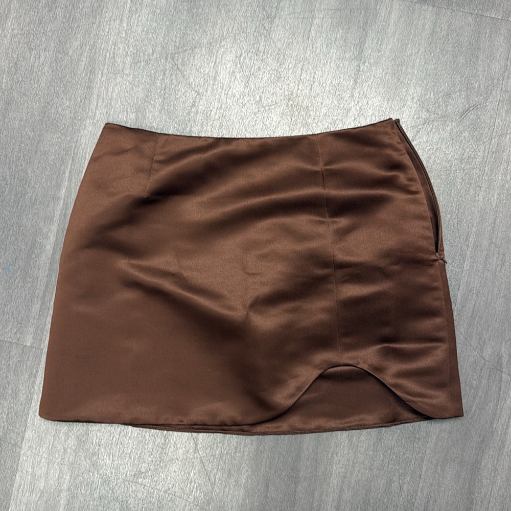 Sandy Liang Cut mini skirt syrup brown - Picture 3 of 4